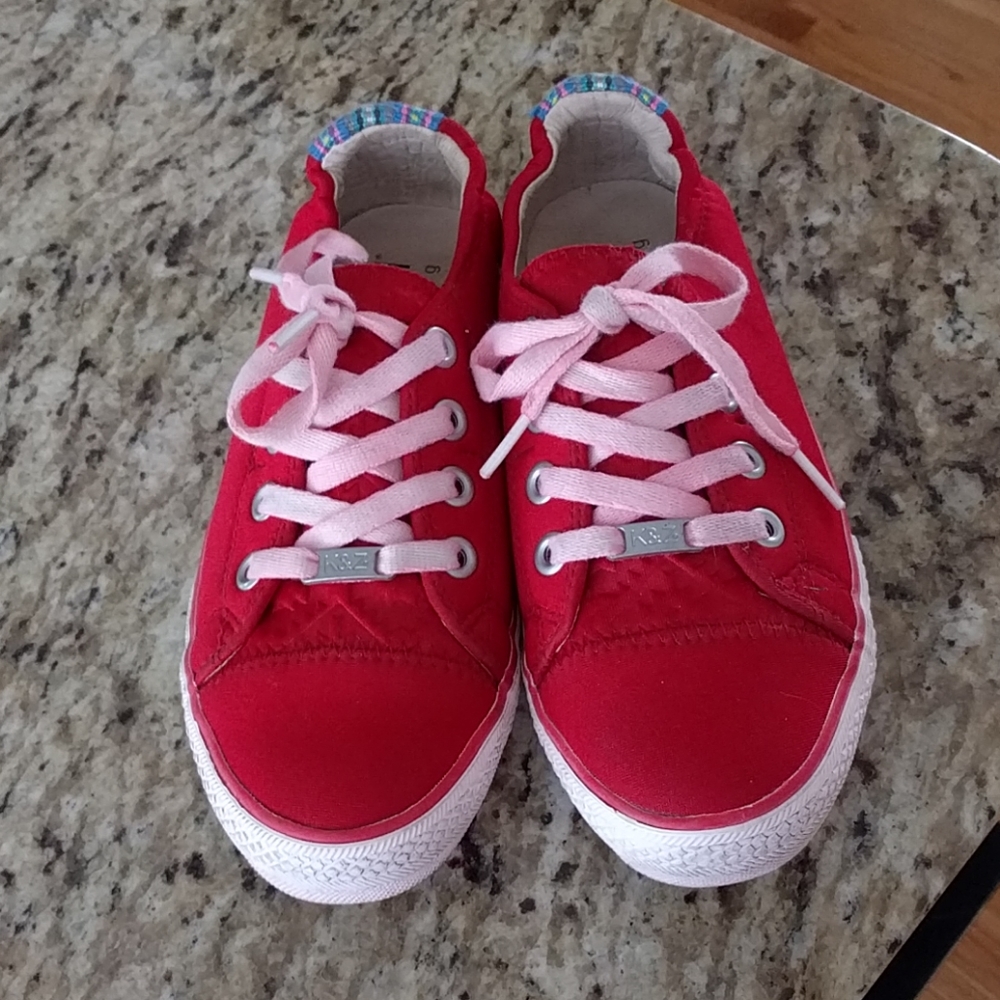 Red Kim and Zozi Sneakers